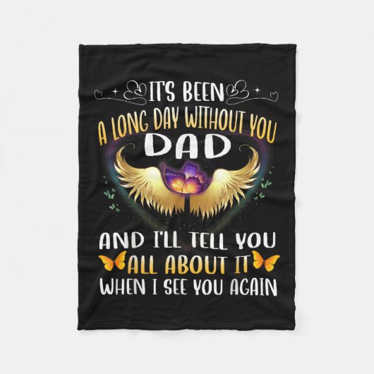 Herzlichen Glückwunsch zum Himmlischen Geburtstag Fleecedecke (Vorderseite)