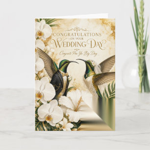 Herzlichen Glückwunsch zum Hochzeitstag -Jamaikani Karte