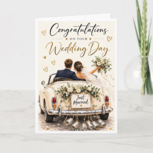 Herzlichen Glückwunsch zum Hochzeitstag  Karte