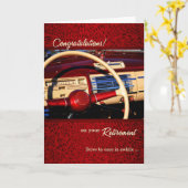 Herzlichen Glückwunsch zum klassischen Auto Deep R Karte (Gelbe Blume)