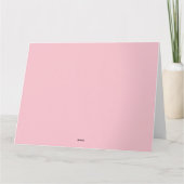 Herzlichen Glückwunsch zum lächelnden kleinen Hai  Dankeskarte (Rückseite)