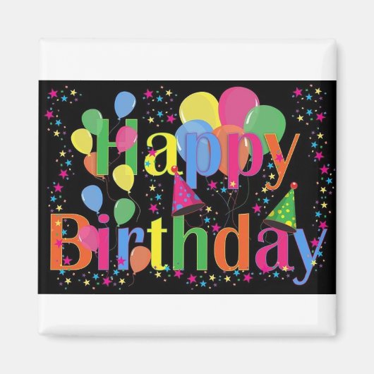 Herzlichen Glückwunsch zum 🎂 Magnet (Vorne)