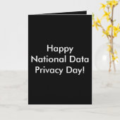 Herzlichen Glückwunsch zum National Data Privacy D Karte (Gelbe Blume)