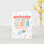 Herzlichen Glückwunsch zum neuen Baby Karte (Gelbe Blume)