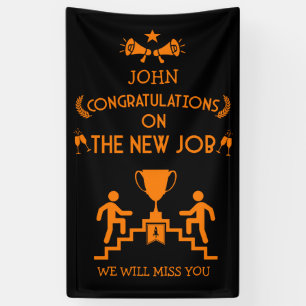 Herzlichen Glückwunsch zum neuen Job Banner
