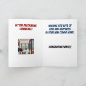 Herzlichen Glückwunsch zum neuen Kongress Karte (Innenseite)