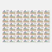 Herzlichen Glückwunsch zum neuen Zuhause Birds Mov Geschenkpapier Set (Vorderseite)