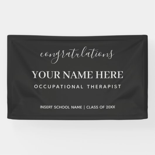 Herzlichen Glückwunsch zum OT Banner des Berufsthe (Horizontal)