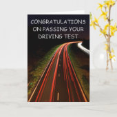 Herzlichen Glückwunsch zum PASSEN IHRES DRIV... Karte (Gelbe Blume)