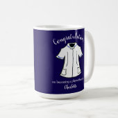 Herzlichen Glückwunsch zum Physiotherapeuten Kaffeetasse (VorderseiteRechts)