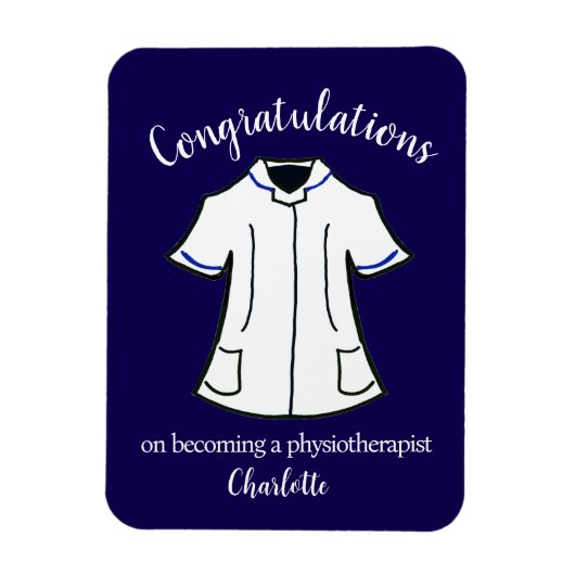 Herzlichen Glückwunsch zum Physiotherapeuten Magnet (Vertikal)