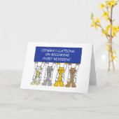 Herzlichen Glückwunsch zum Präsidenten Karte (Gelbe Blume)