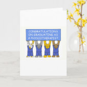 Herzlichen Glückwunsch zum Schließ als Physiothera Karte (Gelbe Blume)