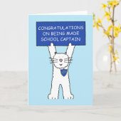 Herzlichen Glückwunsch zum Schulkapitän Karte (Gelbe Blume)