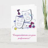 Herzlichen Glückwunsch zum Spiel: Comedy und Trage Karte (Vorderseite)