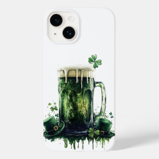 Herzlichen Glückwunsch zum St. Patrick's Day! Bier Case-Mate iPhone Hülle (Rückseite)