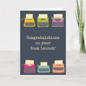 Herzlichen Glückwunsch zum Start von Büchern für b Karte (Vorderseite)