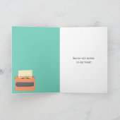 Herzlichen Glückwunsch zum Start von Büchern für b Karte (Innenseite)