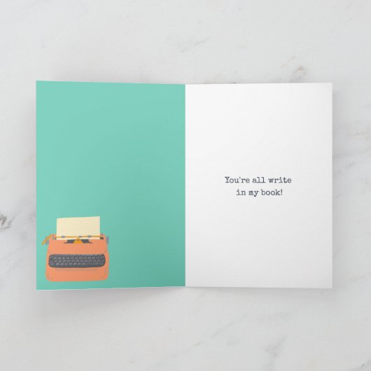 Herzlichen Glückwunsch zum Start von Büchern für b Karte (Innenseite)