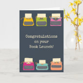 Herzlichen Glückwunsch zum Start von Büchern für b Karte (Gelbe Blume)