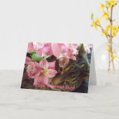 Herzlichen Glückwunsch zum süßen Tag! Grußkarte Karte (Gelbe Blume)