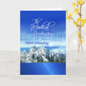 Herzlichen Glückwunsch zum Tag der Ärzte, Herzschl Karte (Gelbe Blume)