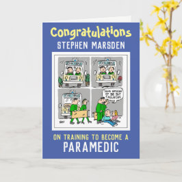 Herzlichen Glückwunsch zum Training als Paramedic- Karte