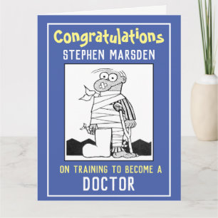 Herzlichen Glückwunsch zum Training zur Doktorkart Karte