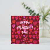 Herzlichen Glückwunsch zum Valentinstag! (Stehend Vorderseite)