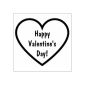 Herzlichen Glückwunsch zum Valentinstag! Einfaches Gummistempel (Prägung)