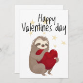 Herzlichen Glückwunsch zum Valentinstag! Feiertagskarte (Vorne/Hinten)