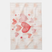 Herzlichen Glückwunsch zum Valentinstag! Geschirrtuch (Vertikal)