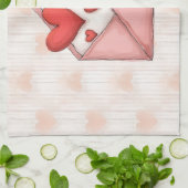 Herzlichen Glückwunsch zum Valentinstag! Geschirrtuch (Gefaltet)