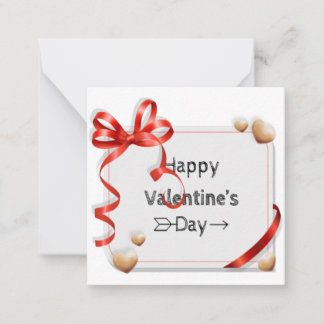 Herzlichen Glückwunsch zum Valentinstag. Karte