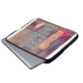 Herzlichen Glückwunsch zum Valentinstag! Laptopschutzhülle (Vorne Knopf)