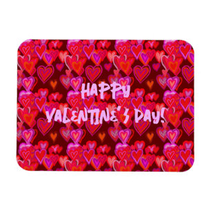 Herzlichen Glückwunsch zum Valentinstag! M Magnet