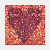 Herzlichen Glückwunsch zum Valentinstag! Magnet (Vorne)