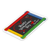 Herzlichen Glückwunsch zum Valentinstag! Magnet (Linke Seite)