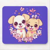 Herzlichen Glückwunsch zum Valentinstag! Mousepad (Vorne)