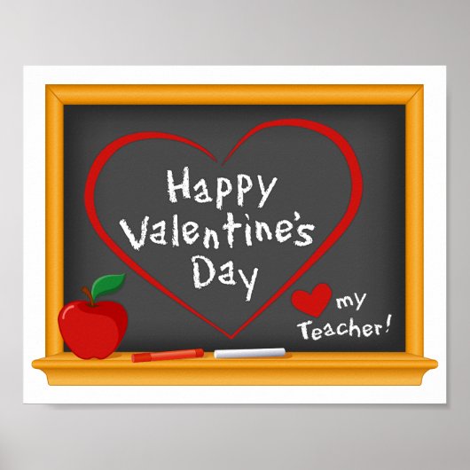 Herzlichen Glückwunsch zum Valentinstag! Poster (Vorne)