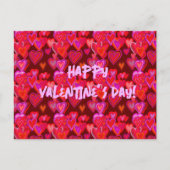 Herzlichen Glückwunsch zum Valentinstag! Postkarte (Vorderseite)