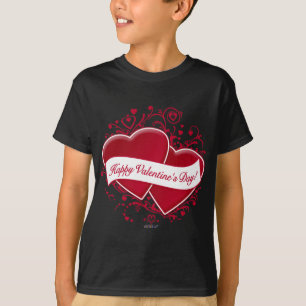 Herzlichen Glückwunsch zum Valentinstag!Rote Herze T-Shirt