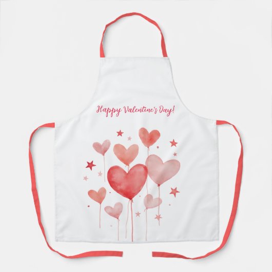 Herzlichen Glückwunsch zum Valentinstag! Schürze (Vorderseite)