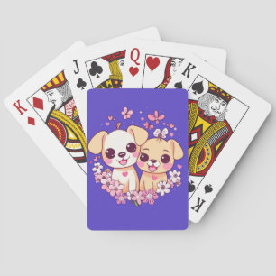 Herzlichen Glückwunsch zum Valentinstag! Spielkarten