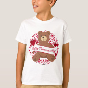Herzlichen Glückwunsch zum Valentinstag! Teddybär T-Shirt