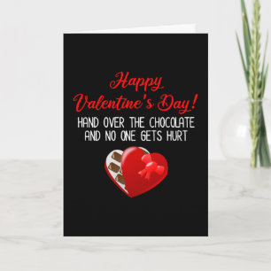 Herzlichen Glückwunsch zum Valentinstag! Übergeben Karte