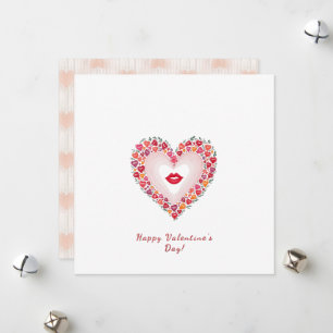 Herzlichen Glückwunsch zum Valentinstag! Valentine Feiertagskarte