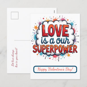 Herzlichen Glückwunsch zum Valentinstag! Valentine Feiertagspostkarte