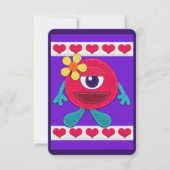 Herzlichen Glückwunsch zum Valentinstag! Whimsisch Karte (Vorderseite)