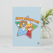 Herzlichen Glückwunsch zum Vater! Einladung (Stehend Vorderseite)